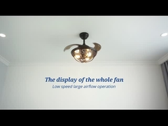 OEM 42 inç Geri Çekilebilir Tavan Fanı Işık CCC CE ROHS SAA CB ETL Onaylandı