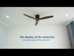 Uzaktan Kumandalı AC Motorlu 220V 60w Ev Dekorasyonu Tavan Vantilatörü