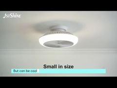 Bladeless Led Tavan Ventilatörü Mini Yatak Odası Tavan Ventilatörü Dc Motor 6 Hızlı Uzaktan