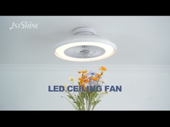 Bladeless LED tavan fanı çalışma odası için modern beyaz sönülebilir ile kapalı