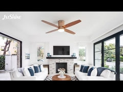 LED ışığı ve uzaktan sessiz DC motoru ile soğutma tavan fanı