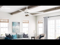 Beyaz Hava Soğutma Endüstriyel Tavan Ventilatörü 5 Hız Seçimi Yüksek Hava Hacı