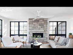 Işıksız 52 inç beyaz tavan fanı ABS bıçağı Akıllı APP kontrolü