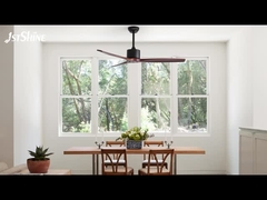 3 Kalın Ahşap Kılıflar Dc Motor Tavan Fan Uzaktan Kumanda