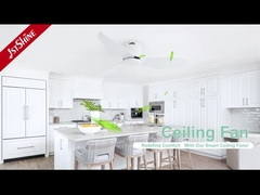 Dc motorlu yüksek hızlı 46 inç beyaz flush montajlı tavan fanı