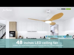 Led Işıklı Dekoratif Tavan Ventilatörü Salon Sessiz DC Motoru