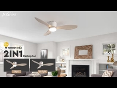 Zamanlayıcı Akıllı Uygulama Kontrolü ile Düşük Tavan için Beyaz / OEM Plastik Tavan Ventilatörü