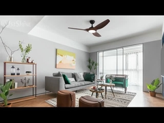 Uzak kumanda ile ahşap taneler ABS bıçaklar tavan fanı