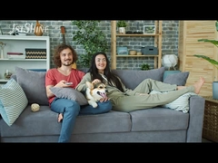 42 inç tavan fanı lamba AC motorlu akıllı kontrol 4 ahşap bıçak