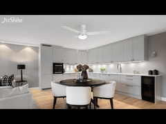 48 inç Modern Beyaz Tavan Ventilatörü Hafif Çekme Zinciri AC Motoru ile