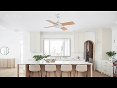 36 inç küçük tavan fanı MDF bıçağıyla AC motor çocuk odası için