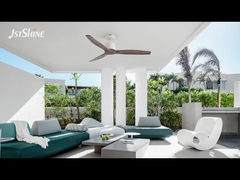 Uzaktan kumandalı sabit ahşap bıçaklı yüksek hızlı DC tavan fanı