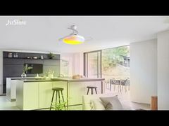 42 İnç Akıllı Geri Çekilebilir Tavan Vantilatörü ve Ortam Aydınlatması