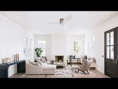 Modern Tavan Vantilatörü 48'' Plastik Kanatlı DC Motorlu Çift Fonksiyonlu Model (Opsiyonel Işık Kiti ile)