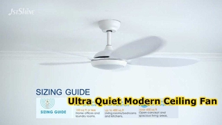 Sessiz Soğutma için Modern 52 İnç Sessiz LED Tavan Vantilatörü