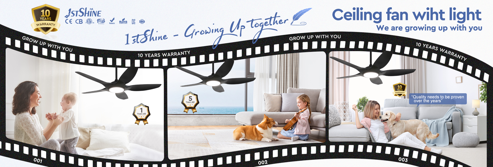 Kalite Uzaktan LED Tavan Fanı fabrika