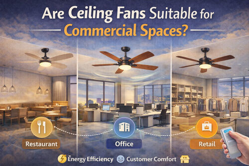 En son şirket Blog yazısı Tavan Vantilatörleri Ticari Mekanlara Uygun Mudur?