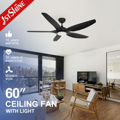 İyi bir fiyat. Siyah Modern Tavan Ventilatörü LED Işık 5 ABS Blade Soğutma Hava çevrimiçi