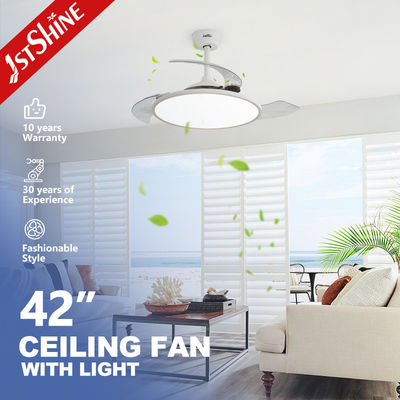 İyi bir fiyat. 42 Inch 6 Speed Dimmable Led Görünmez Tavan Ventilatörü Işıkla 3 Pc Blades çevrimiçi