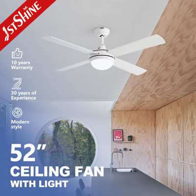 İyi bir fiyat. Simple White Ceiling Fan With Lamp Light 3-Speed AC Motor çevrimiçi