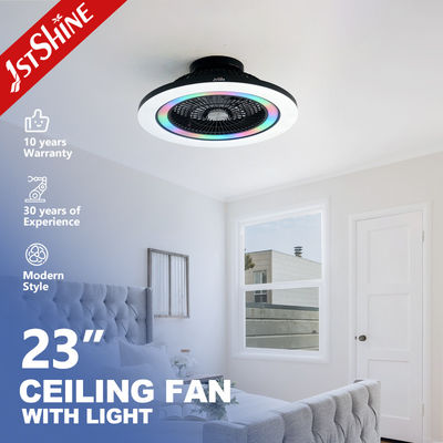 İyi bir fiyat. DC Motorlu RGB Işıklı ve Yatak Odası için Uzaktan Kumandalı 23 İnç Bladeless Tavan Vantilatörü çevrimiçi