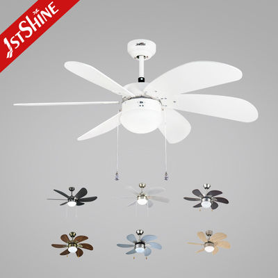 Pull Chain Style 42 Inch LED Ceiling Fan With 6 MDF Blades
