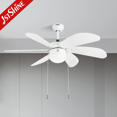 Pull Chain Style ROHS Quiet Ceiling Fans 42 Inch Decorative For Home
